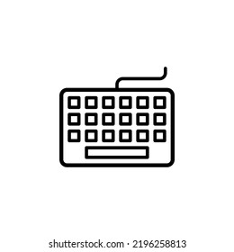 Keyboard icon for web and mobile app. keyboard sign and symbol