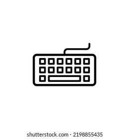 Keyboard icon for web and mobile app. keyboard sign and symbol