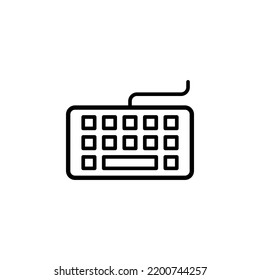 Keyboard icon for web and mobile app. keyboard sign and symbol