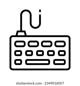 Keyboard-Icon für Ihre Website, Ihr Handy, Ihre Präsentation und Ihr Logo-Design.