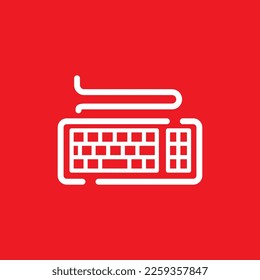 Keyboard icons, common graphic resources, vector illustrations.