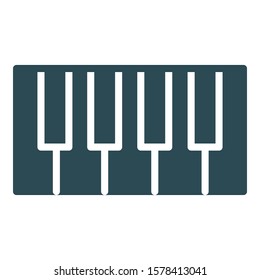 
Keyboard instrument  Isolated Vector Icon fully editable
