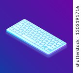 Keyboard. Isometric Keyboard. Created For Mobile, Web, Decor, Print Products, Application. Perfect for web design, banner and presentation. Vector Illustration.