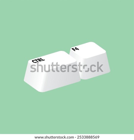 Keyboard keys are a series of buttons found on a computer input device or other device to enter data and commands.