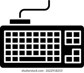 Keyboard Line vector Icon Design