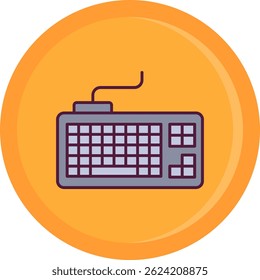 Keyboard Line vector Icon Design