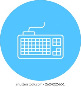 Keyboard Line vector Icon Design