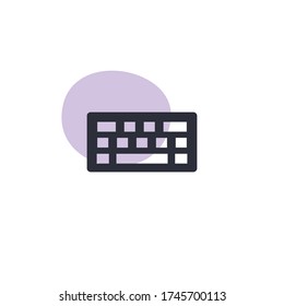 Keyboard - Modern Icon (Pictogram)