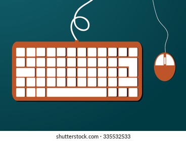 Keyboard and mouse