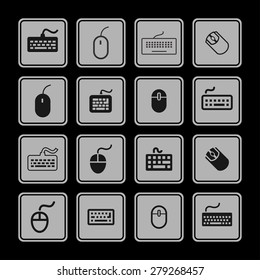 keyboard mouse icons