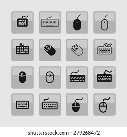 keyboard mouse icons