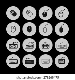 keyboard mouse icons