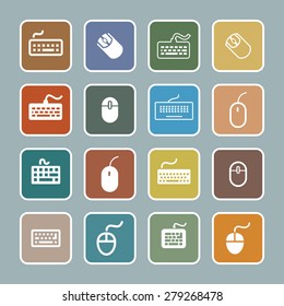 keyboard mouse icons