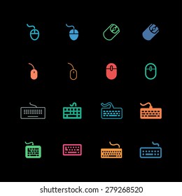 keyboard mouse icons