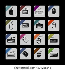 keyboard mouse icons