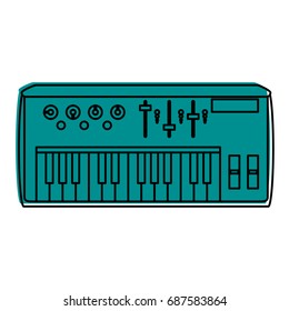 keyboard musical instrument icon image