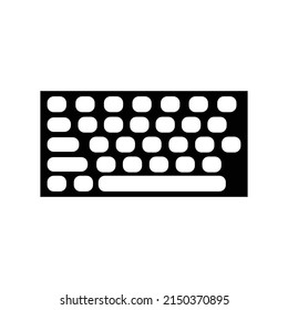 keyboard new icon simple vector