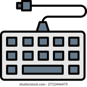 Vetor de design de novos ícones do teclado