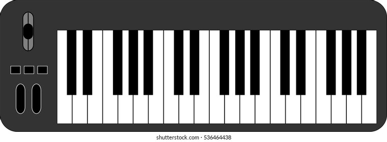 Keyboard player instrument simple