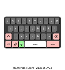 keyboard preview, mobile user interface