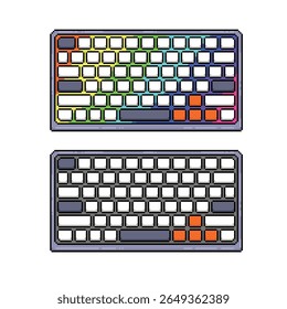 keyboard RGB draw pixel art