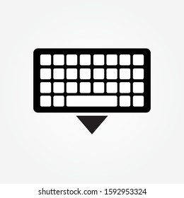 Keyboard sign Icon Design vector illustration