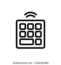 Keyboard Simple Icon Vector