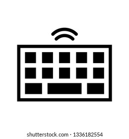 Keyboard Simple Icon Vector