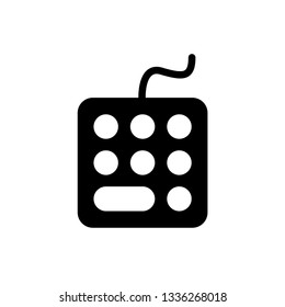 Keyboard Simple Icon Vector