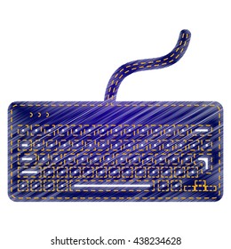 Keyboard simple sign