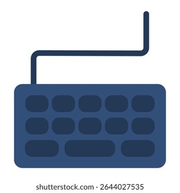 keyboard smart icon for illustration