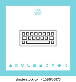 Keyboard symbol icon
