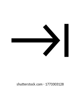 Tab-Symbol, Vektorgrafik einzeln auf weißem Hintergrund. 