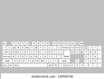 Keyboard Vector