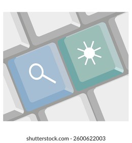 keyboard vector agenda browser office