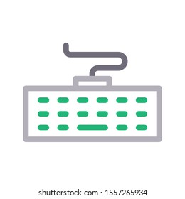 keyboard vector colour line icon