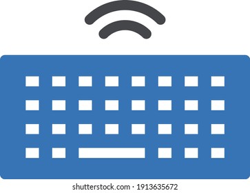 keyboard vector glyph color icon