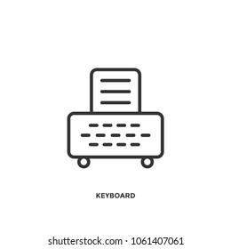 Keyboard vector icon