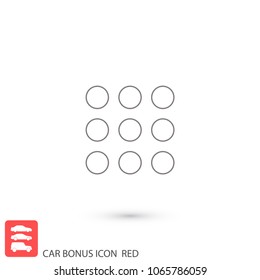 Keyboard  vector icon 