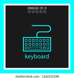 keyboard vector icon