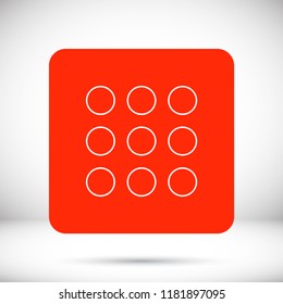 Keyboard  vector icon 