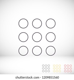 Keyboard  vector icon 