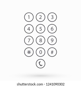 Keyboard  vector icon 