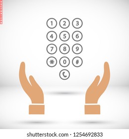 Keyboard  vector icon 