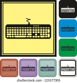 Keyboard, vector, icon