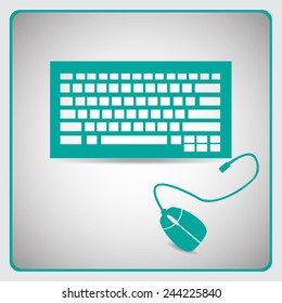 Keyboard vector icon