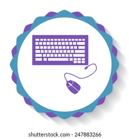 Keyboard vector icon