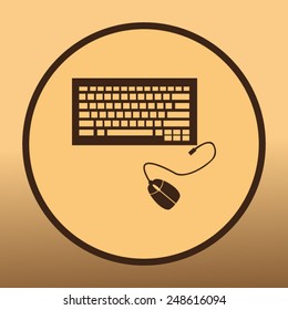 Keyboard vector icon