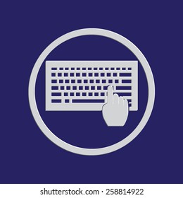 Keyboard vector icon