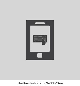 Keyboard vector icon 